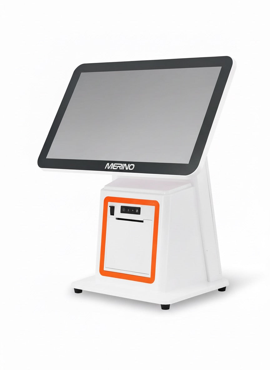 Punto de venta POS integral touch Screen 15´6 con Gaveta de dinero, Impresora Térmica de 58mm, Teclado, Lector de código